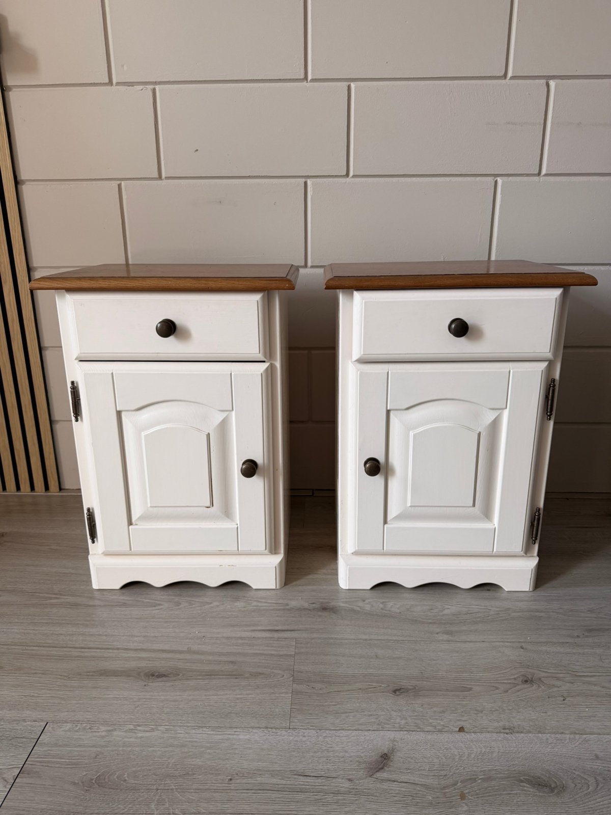 Te koop nachtkastjes, Ophalen, Gebruikt, 55 tot 70 cm, 45 tot 65 cm