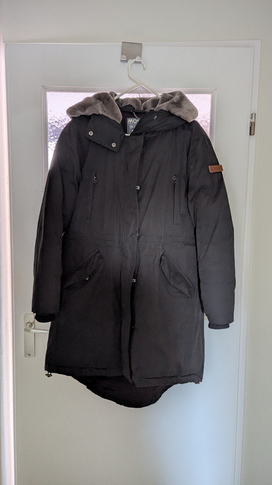 Moscow Lange Parka - Maat M Zwart, Maat 38/40 (M), Zwart, Ophalen of Verzenden, Moscow