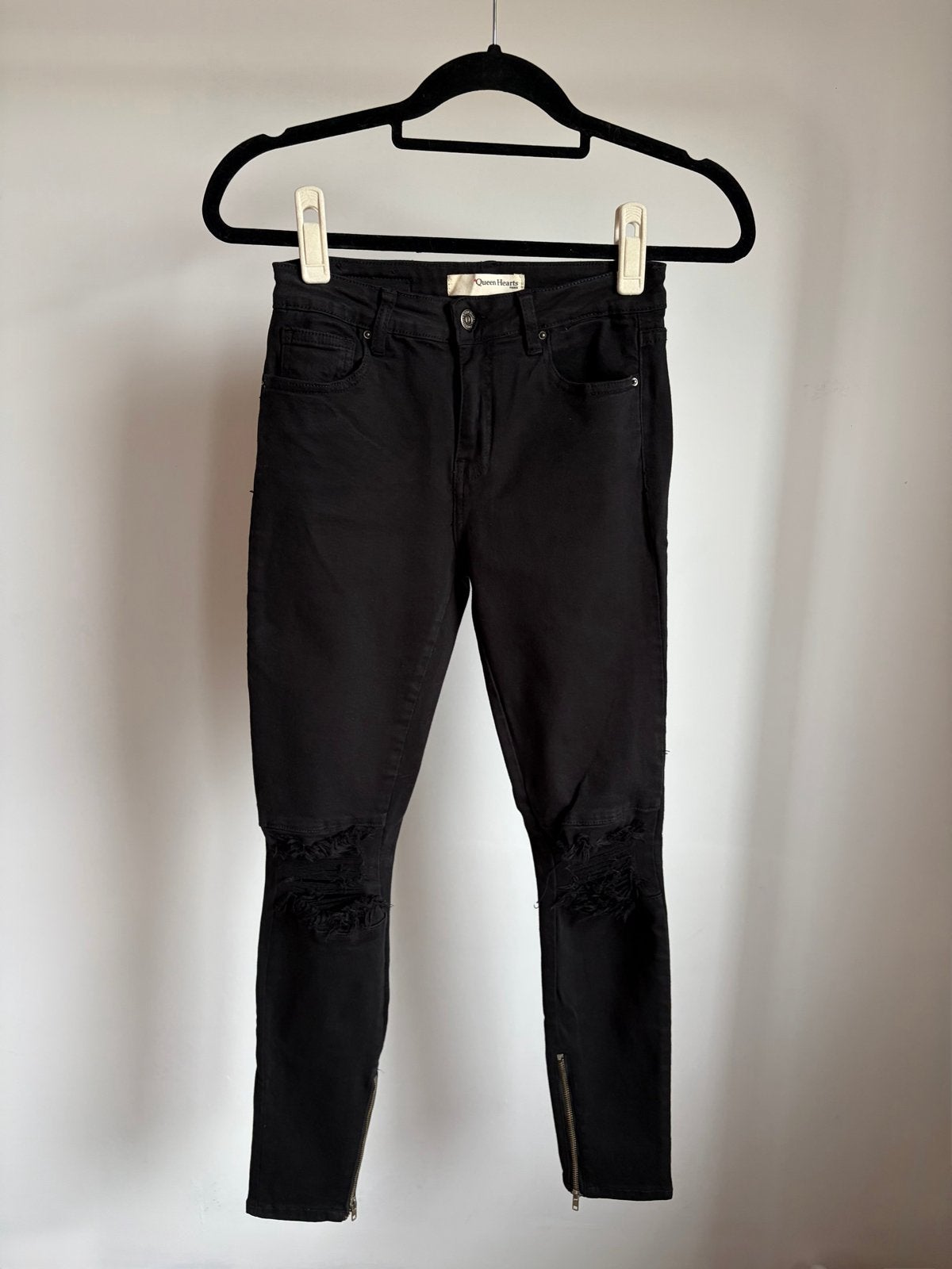 Zwarte Elastische Jeans nieuw M, Ophalen of Verzenden, Nieuw, Zwart, W30 - W32 (confectie 38/40)