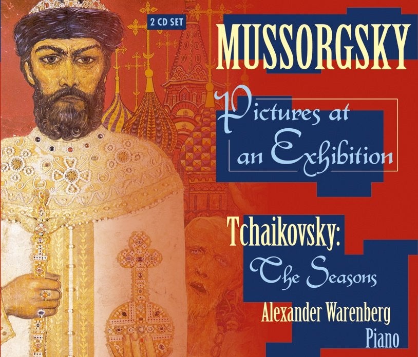 Mussorgsky: Pictures at an Exhibition. Tchaikovsky: Seasons, Ophalen of Verzenden, Romantiek, Zo goed als nieuw, Pianomuziek