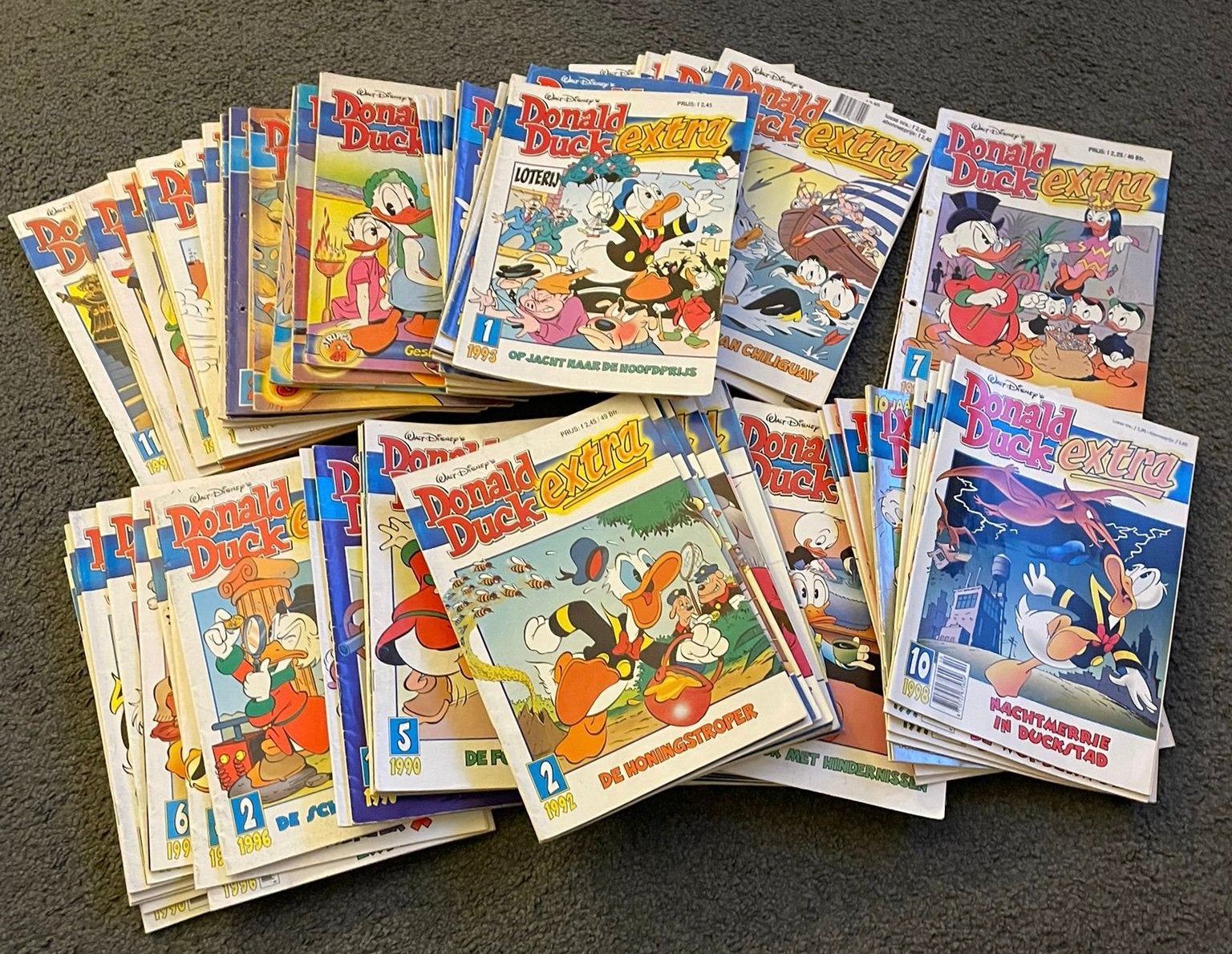 Donald Duck extra - 97 stuks, Meerdere stripboeken, Ophalen of Verzenden, Zo goed als nieuw