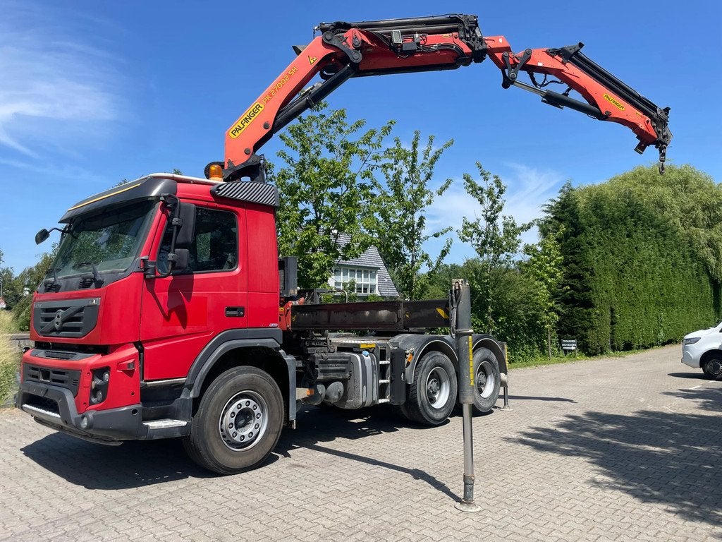 Volvo FMX 420 6x4 steel suspention, hub reduction Palfinger, Auto's, Automaat, Euro 5, Achterwielaandrijving, Bedrijf