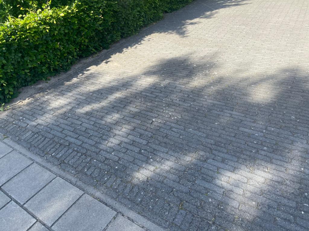 Ca 20m2 Waaltjes 20x8x5cm antraciet, Tuin en Terras, Terrasdelen en Vlonders, Ophalen, Gebruikt, Hout
