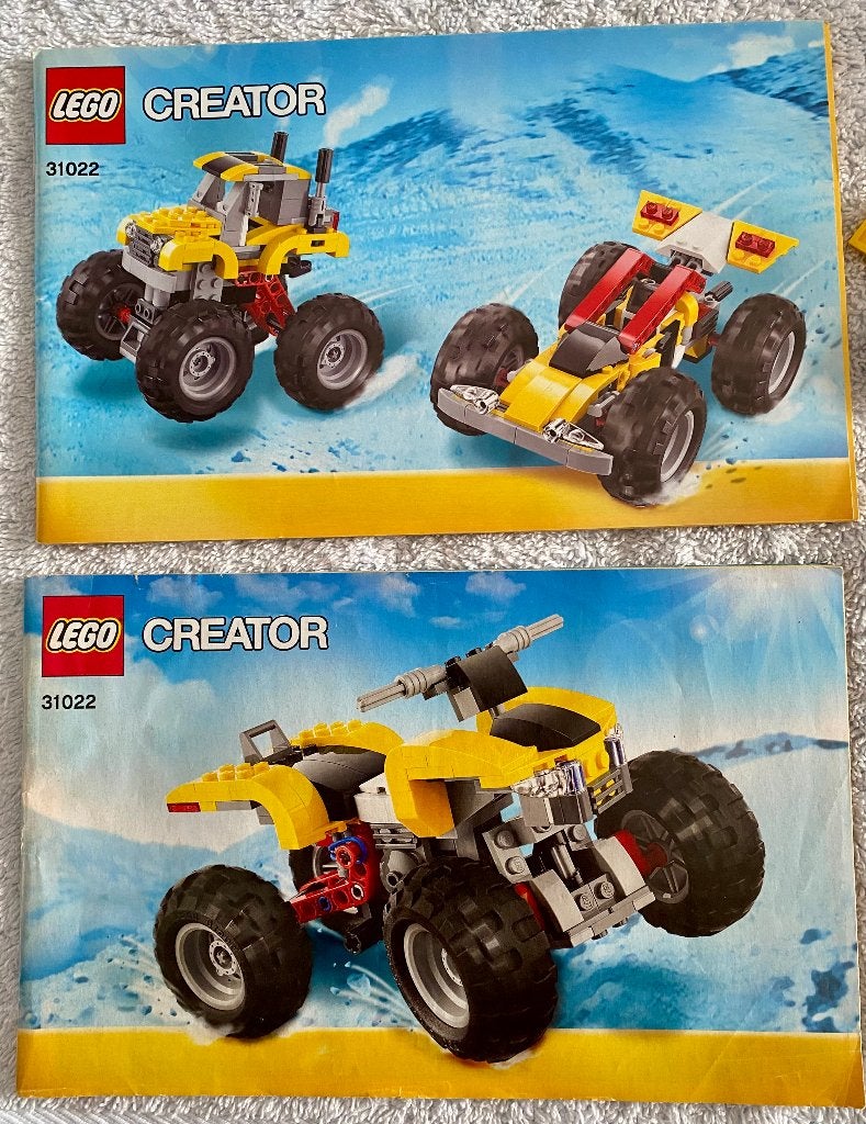 LEGO Creator 31022 Turbo Quad (compleet), Lego, Compleet, Ophalen of Verzenden, Zo goed als nieuw