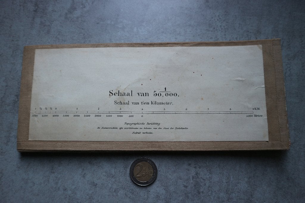 Stafkaart NL pre '40, Ophalen of Verzenden, Landmacht, Nederland, Boek of Tijdschrift