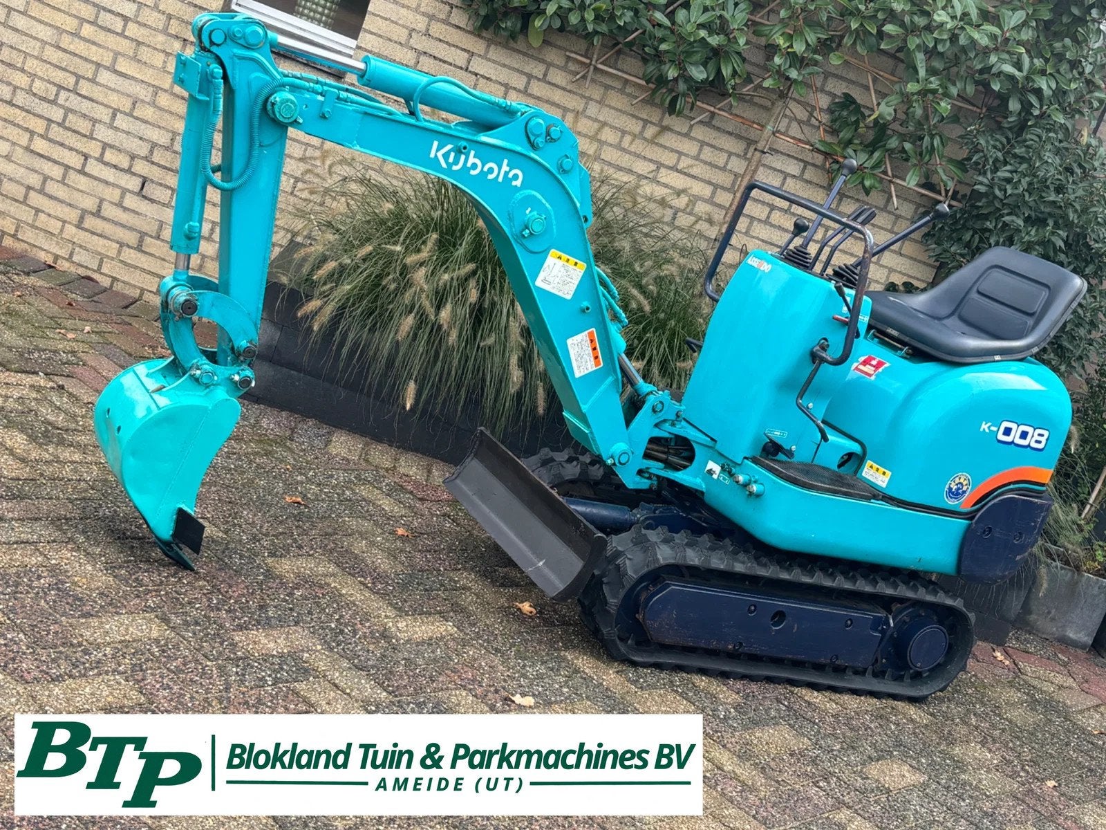 Kubota K-008 gebruikte minigraver 3cil. Diesel 800kg, Graafmachine