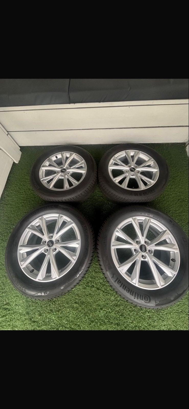 18 inch Audi Velgen met All-Season Banden, Ophalen, Gebruikt