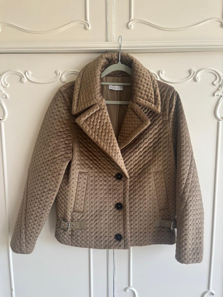 Nieuw bruine jas merk Maicazz maat 36, Ophalen of Verzenden, Nieuw, Maat 36 (S), Bruin