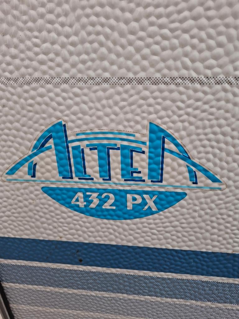 adria 432 px caravan  2005 in zeer goede staat, Omvormbare zithoek, Treinzit, 750 - 1000 kg, Particulier