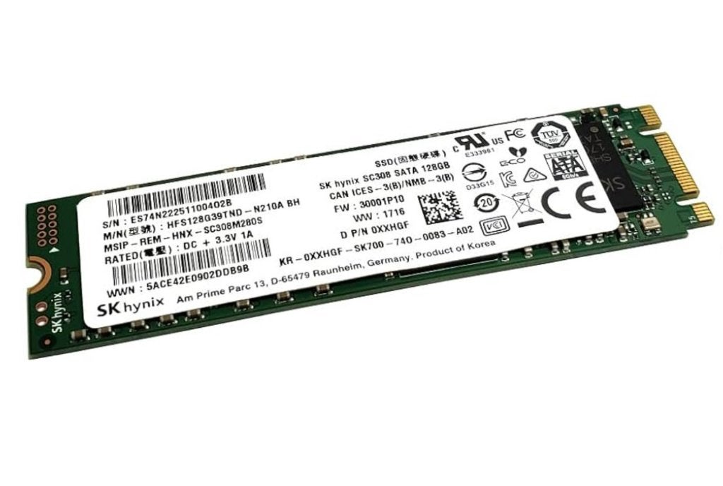 SK hynix SC308 128GB M.2 SATA SSD, Computers en Software, Harde schijven, Ophalen of Verzenden, Zo goed als nieuw, Desktop, SK hynix
