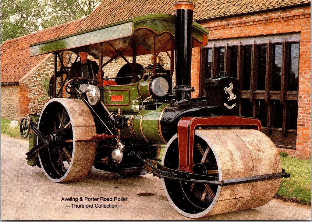 Historische stoommachines - 12 ansichtkaarten III, Ophalen of Verzenden, Zo goed als nieuw, Auto's