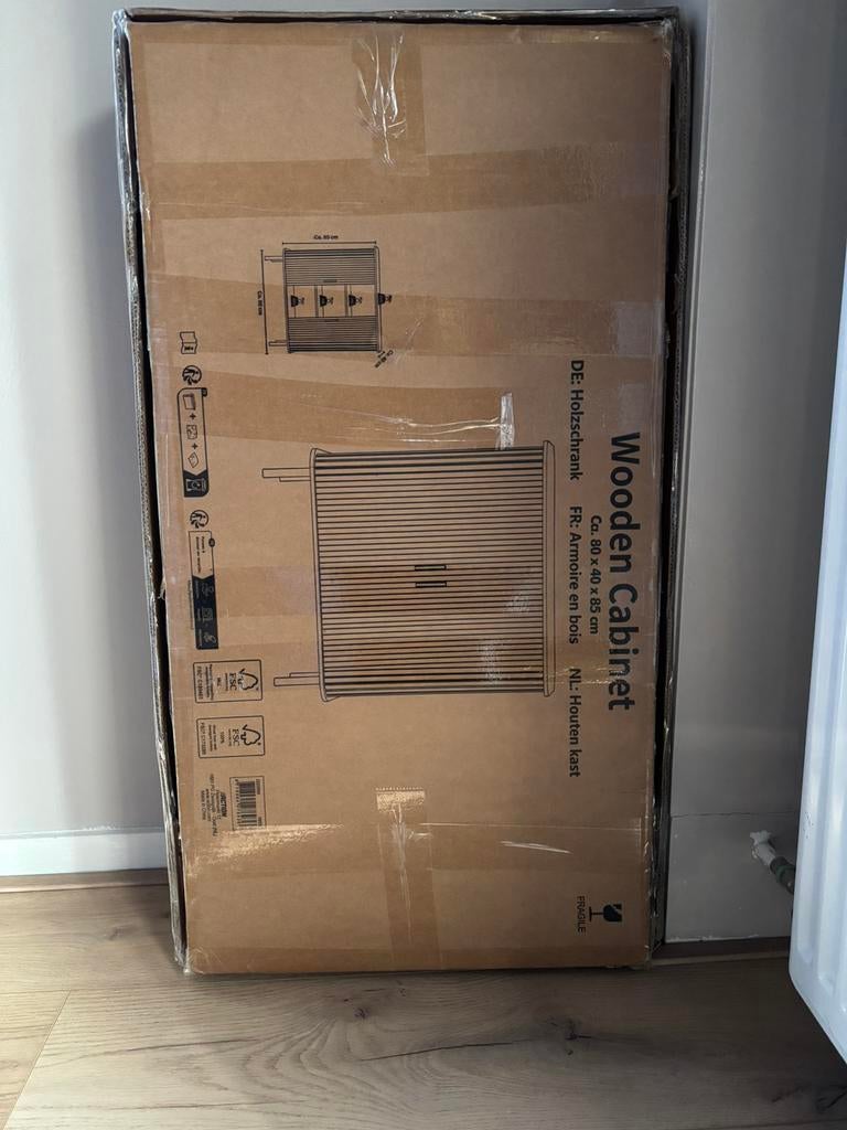 Houten kast nieuw in doos, Huis en Inrichting, Kasten | Overige, Ophalen of Verzenden, Nieuw