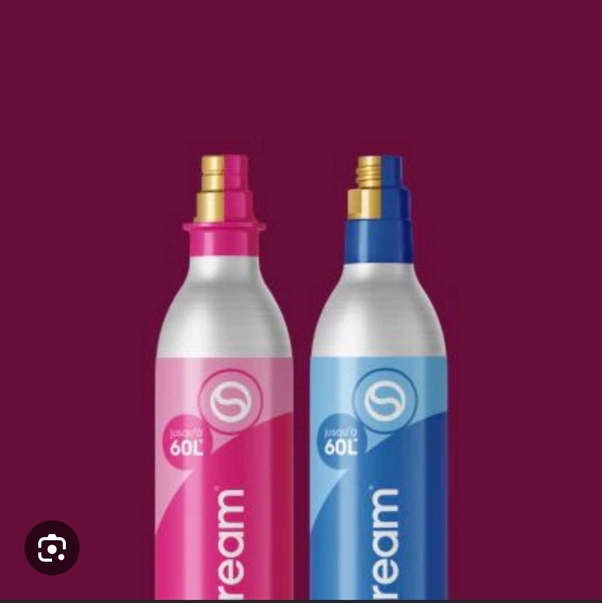 Sodastream CO2 cilinder 60L - Inkoop voor €2 per fles, Ophalen, Gebruikt