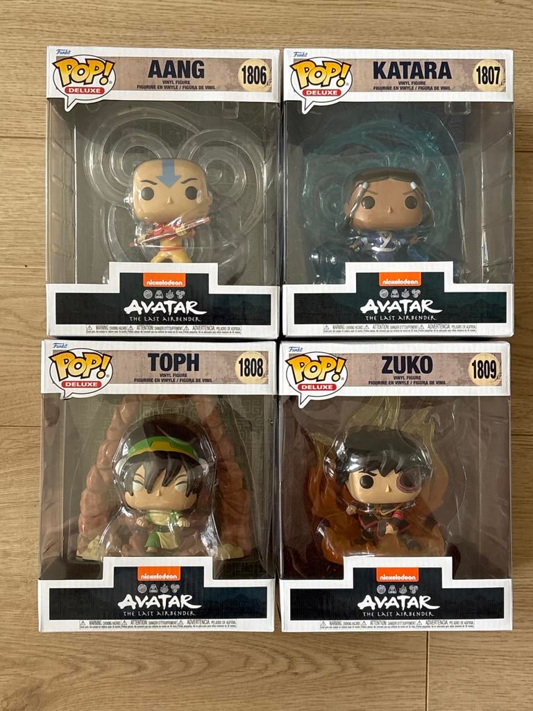Funko Pop! Avatar: The Last Airbender - Aang, Katara, Toph,, Ophalen of Verzenden, Zo goed als nieuw