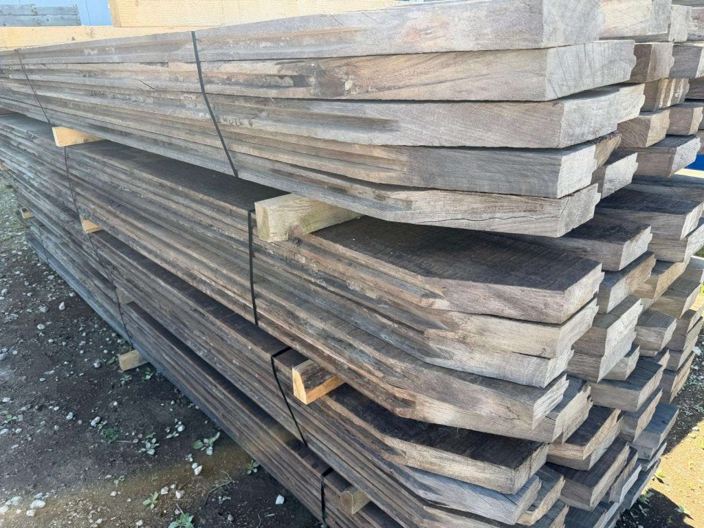 Azobé Damwandplanken 6 cm Dik | FSC Recycled | Hardhout |, Gebruikt, Plank