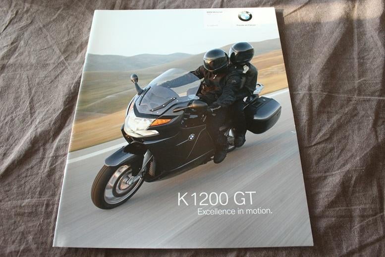 BMW K1200 GT 2006 duitse brochure folder, Motoren, Ophalen of Verzenden, BMW