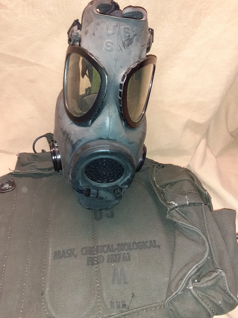 US Army gasmasker M17A1 Vietnamperiode, Verzamelen, Ophalen of Verzenden, Landmacht, Amerika, Overige typen