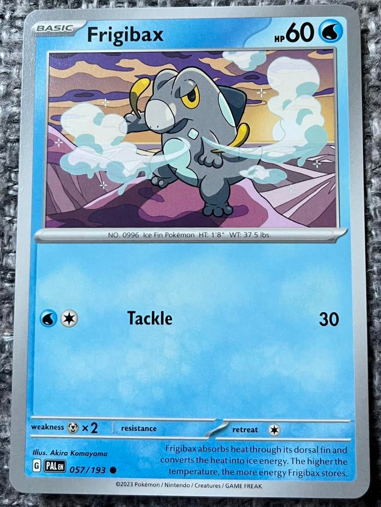 Pokémonkaart van Frigibax (996) • Paldea Evolved (057/193), Verzenden, Nieuw, Losse kaart