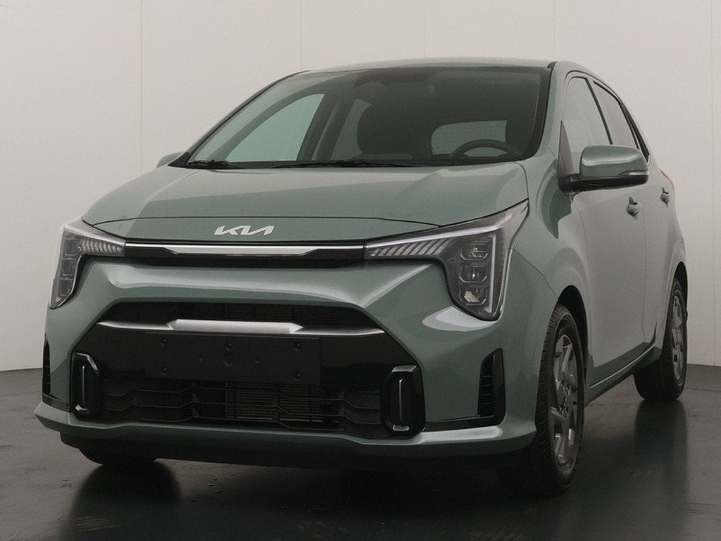 Kia Picanto 1.0 GDi DynamicPlusLine - Navigatie - Achteruitr, Voorwielaandrijving, Stof, Zwart, 918 kg
