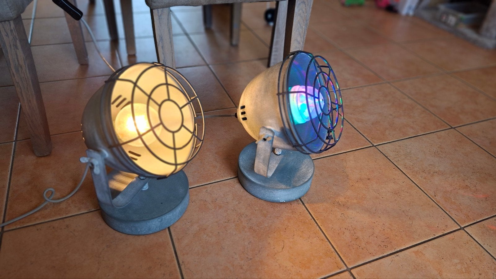 Set van 2 Vintage Industriële Spotlights, Ophalen of Verzenden