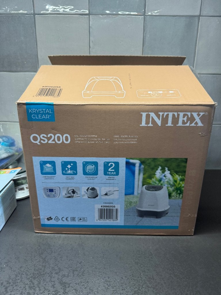 Intex zoutwatersysteem incl 20kg zwembadzout, Ophalen, Nieuw, Zwembadpomp