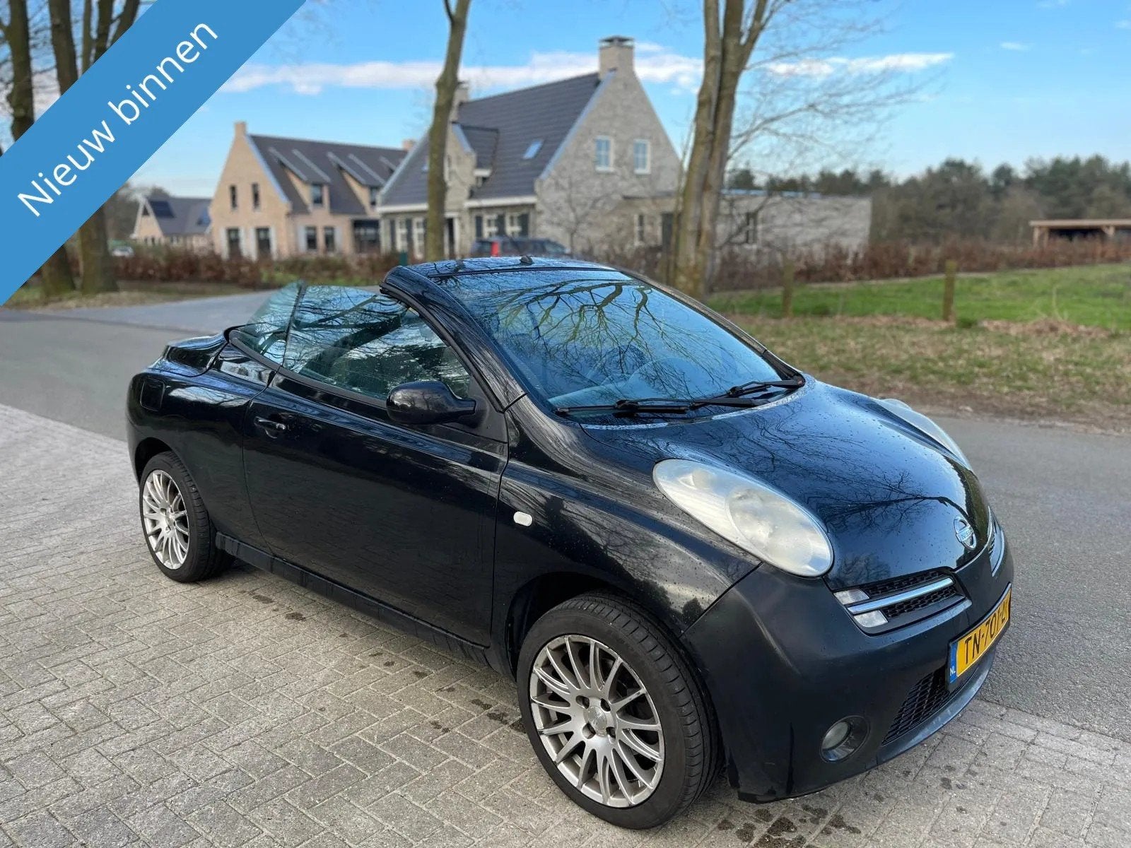 Nissan Micra 1.4 Cabrio Airco Apk, Auto's, Nissan, Gebruikt, 4 cilinders, 715 kg, 4 stoelen