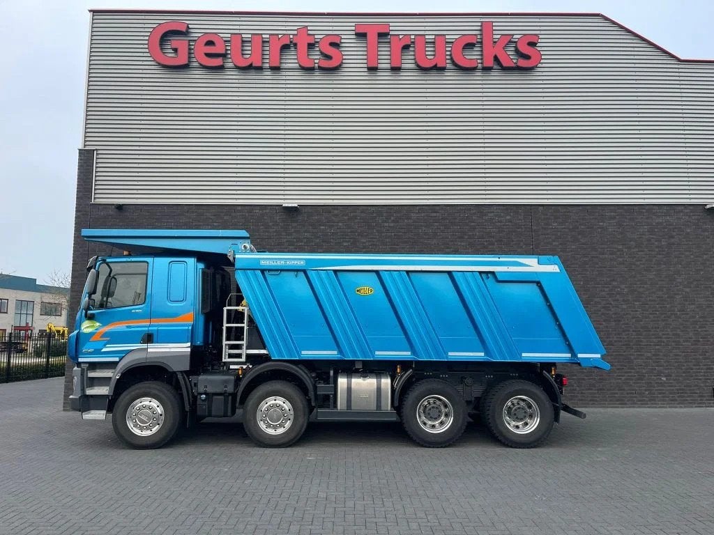 DAF CF 530 8X4 HEAVY DUTY MEILLER KIPPER/TIPPER EX DEMO TRUC, Auto's, Automaat, Achterwielaandrijving, Euro 6, Origineel Nederlands