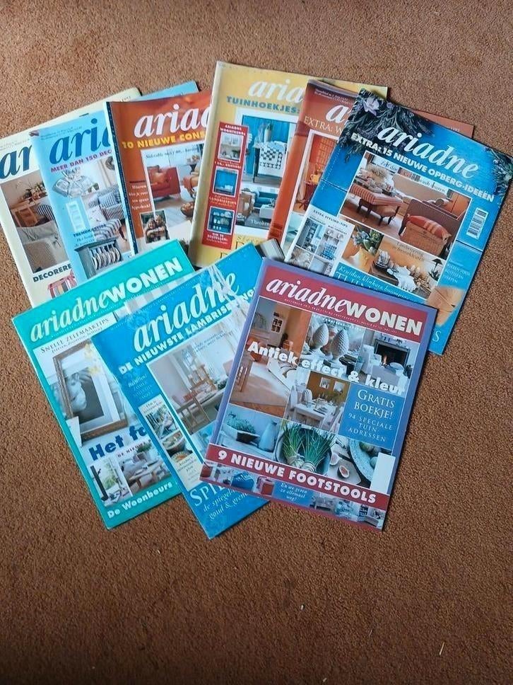 9 x Tijdschrift Ariadne Jaren '90, Boeken, Tijdschriften en Kranten, Ophalen of Verzenden, Gelezen