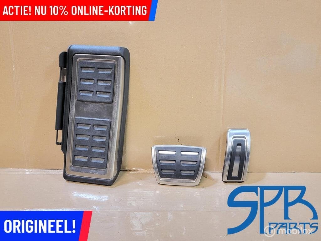 ORIGINELE R-LINE CHROOM ALUMINIUM PEDALENSET DSG GOLF 7 VII, Gebruikt, VOLKSWAGEN, Volkswagen, Ophalen of Verzenden