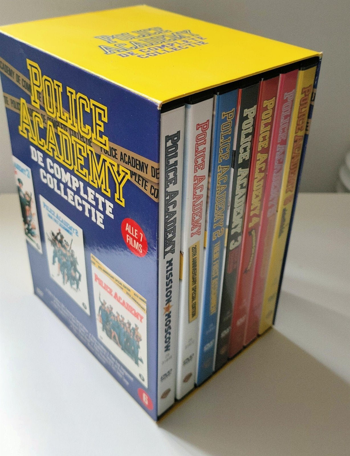 Police Academy: De Complete Collectie (Alle 7 Films) DVD, Alle leeftijden, Ophalen of Verzenden, Zo goed als nieuw, Actiekomedie