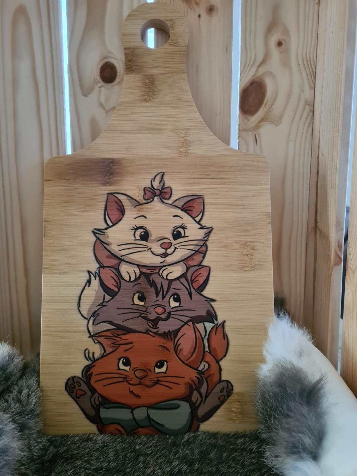 Borrelplank Aristocats - Marie, Toulouse en Berlioz, Verzenden
