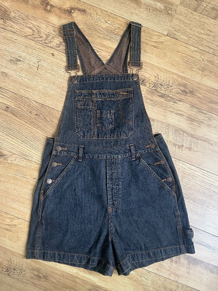 Denim salopette mt S nieuw, Kort, Blauw, No boundaries, Nieuw