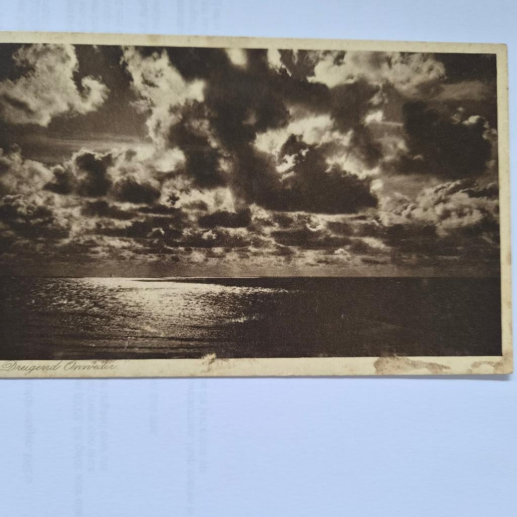 Schoorl, Dreigend Onweder, Verzenden, 1920 tot 1940, Gelopen, Noord-Holland
