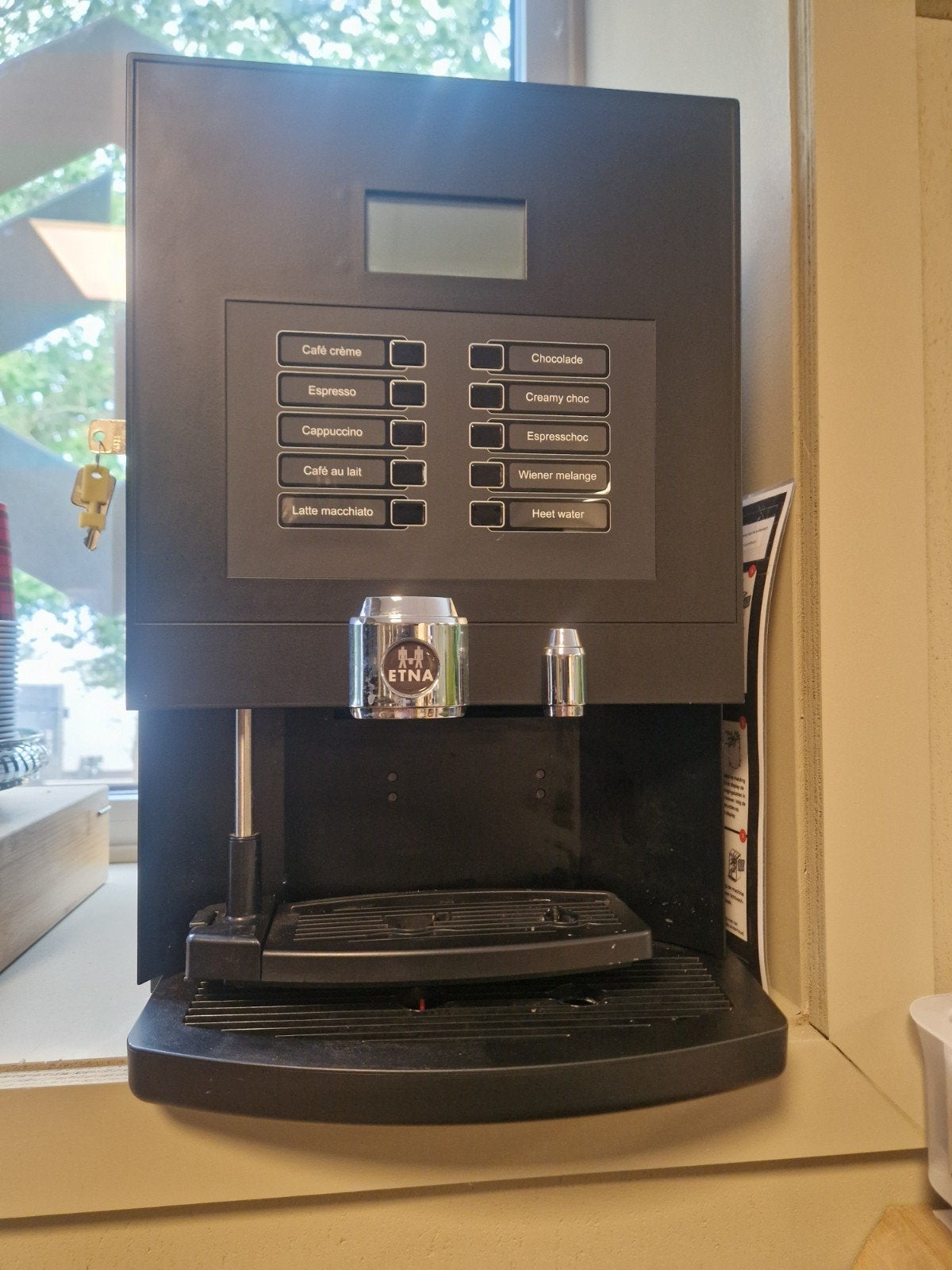 Etna compact espresso automatische bonen machine, 10 kopjes of meer, Ophalen, Zo goed als nieuw, Koffiemachine