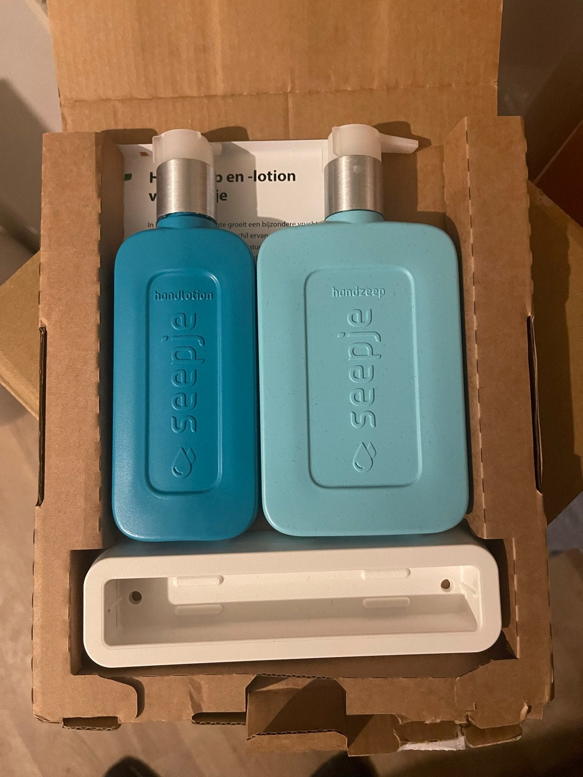 Seepje handzeep en handlotion set met houder, Overige merken, Nieuw, Zeepdispenser/zeepbakje, Verzenden