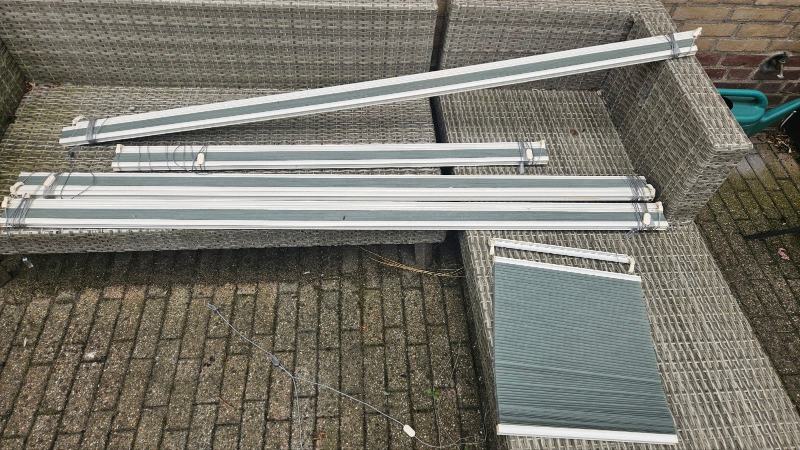 Plissé Gordijn - Kleur 911009 (grijs/groen), Ophalen, Minder dan 250 cm, Overige typen