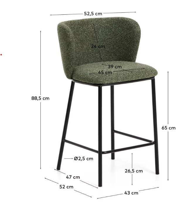 Foto 5 van Kave Home Ciselia barkrukken (4 stuks) | NIEUW