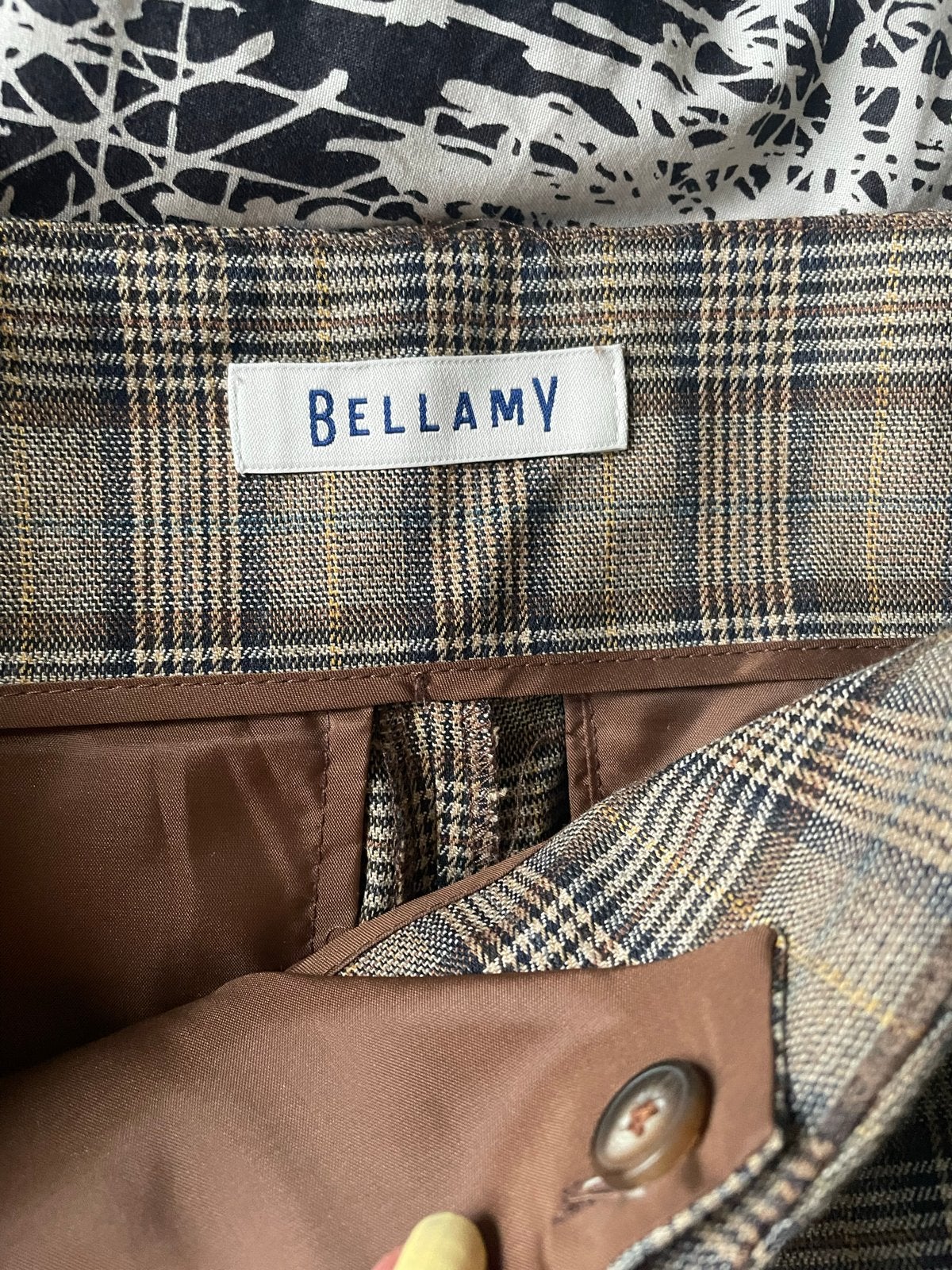 Bellamy geruite broek - Maat S, Bruin, Nieuw, Ophalen of Verzenden, Maat 36 (S)