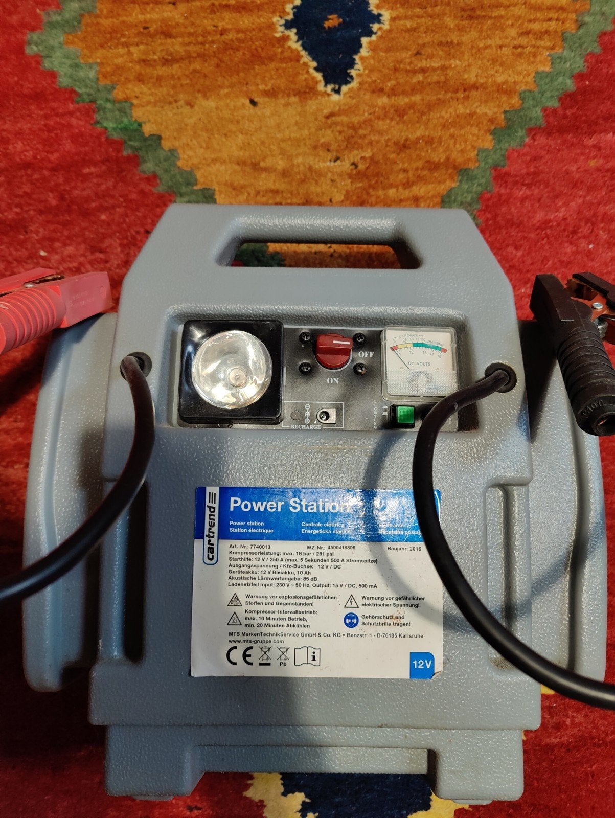 Power Station accu Starter, Ophalen, Gebruikt