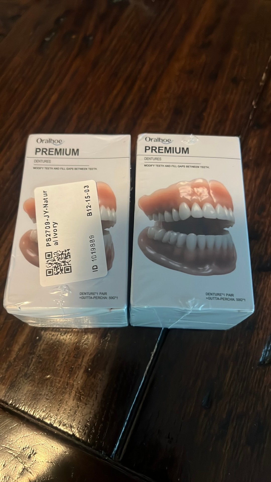 Oralhoe Premium Kunstgebit - Tanden en Gaten Vullen, Ophalen of Verzenden, Nieuw, Overige typen