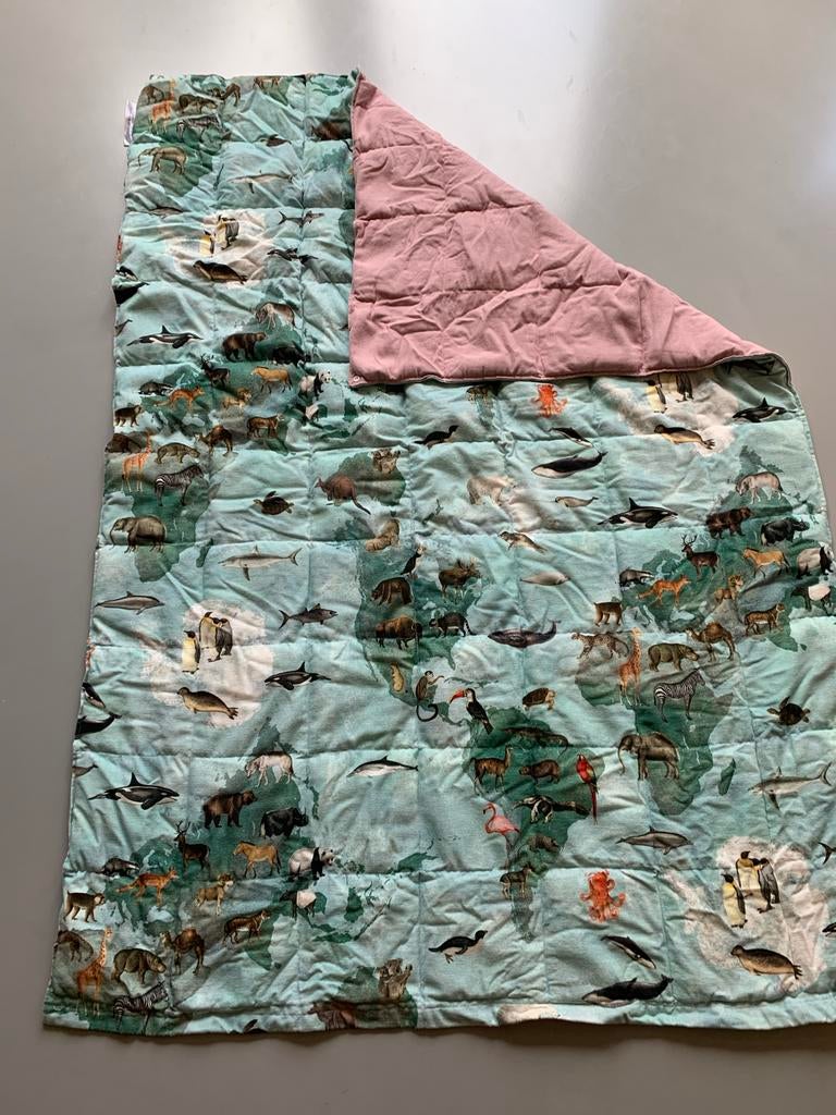 Verzwaringsdeken kind 100x140 cm, 5 kg - Liefs uit Giessenbu, Ophalen, Zo goed als nieuw, 100 cm of meer, Deken