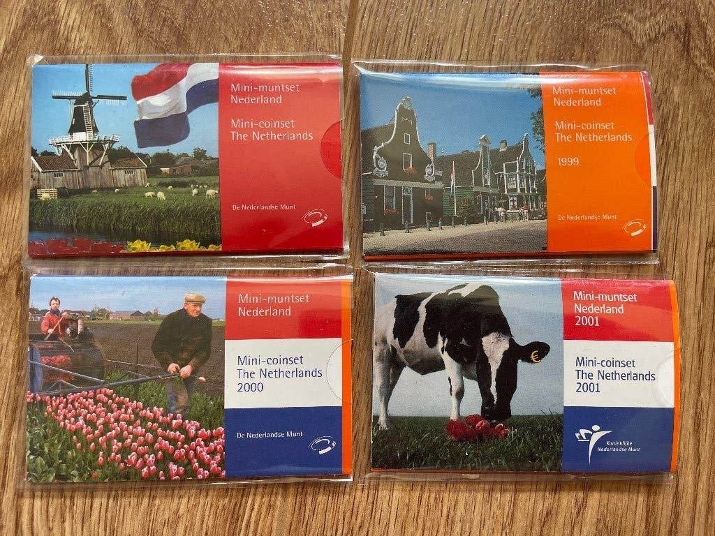 Mini-muntsets Nederland 1998-2001, Postzegels en Munten, Munten | Nederland, Ophalen of Verzenden, Koningin Beatrix, Overige waardes