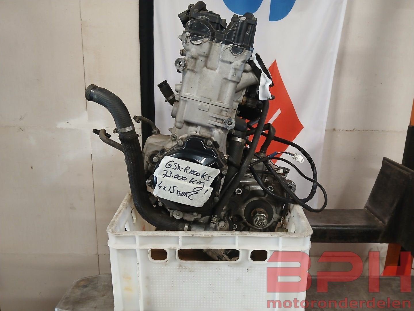 Motorblok Suzuki GSX-R 1000 K5 - K6 2005 t/m 2006 engine GSX, Ophalen, Gebruikt, -, -