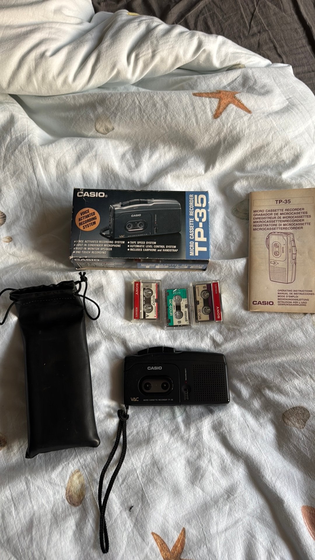 Casio TP-35 Dictafoon, Ophalen of Verzenden, Enkel, Overige merken, Auto-reverse