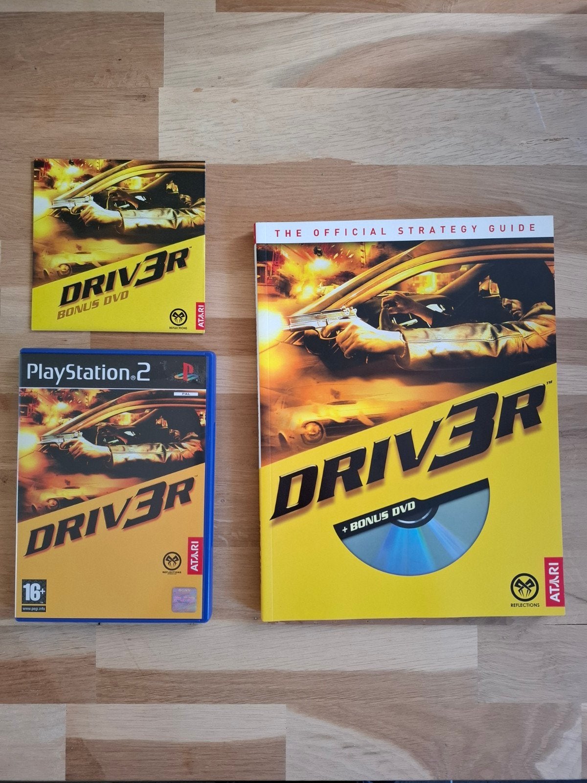 DRIV3R PlayStation 2 met Bonus DVD en Strategy Guide, Avontuur en Actie, 1 speler, Ophalen of Verzenden, Zo goed als nieuw