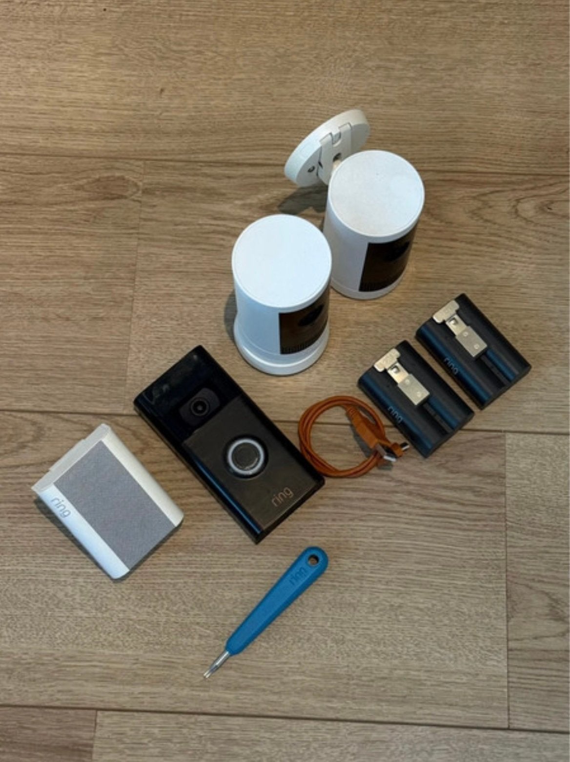 Ring video deurbel gen 2 incl camera’s en chime, Huis en Inrichting, Ophalen of Verzenden, Zo goed als nieuw