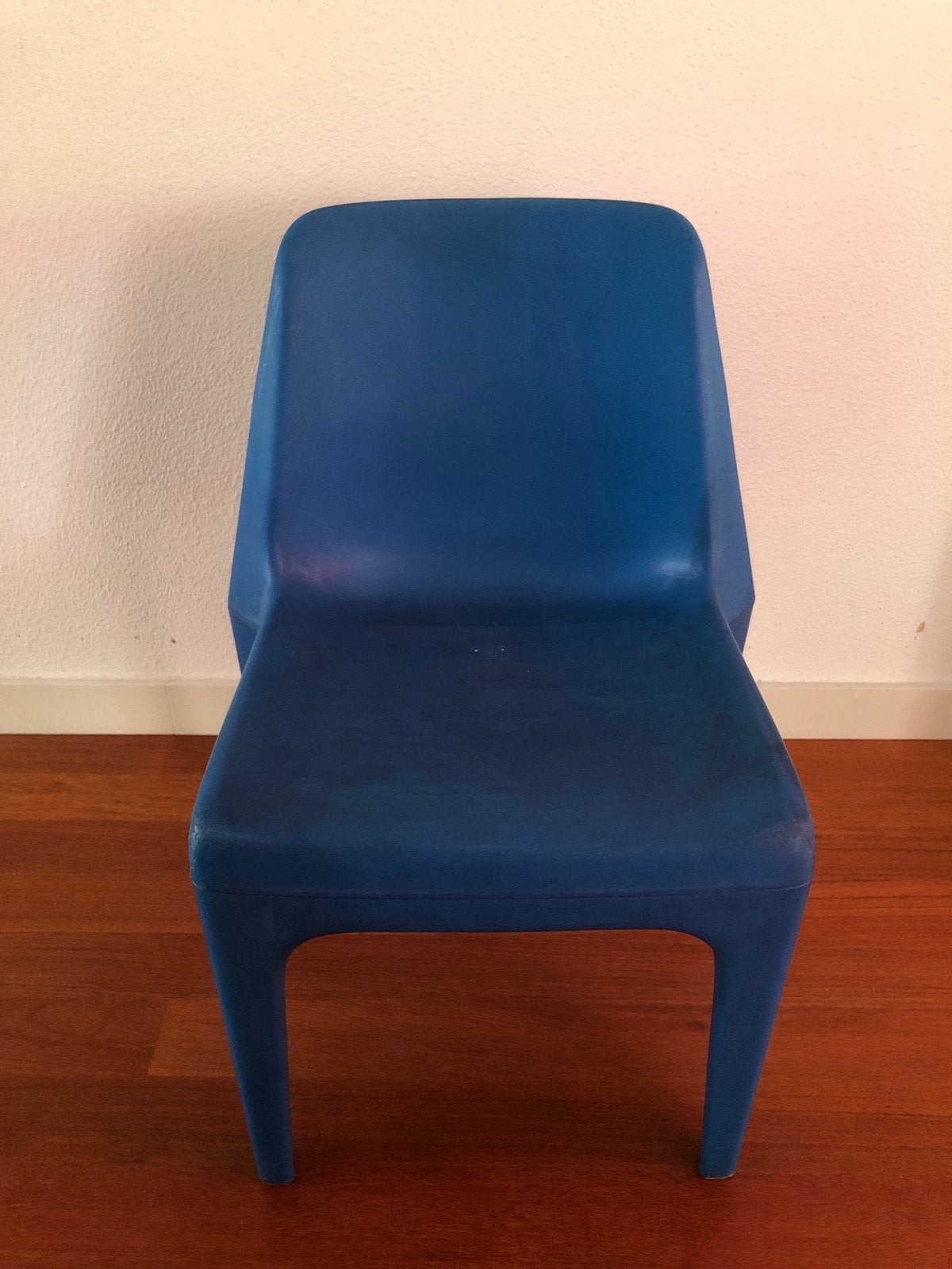 Schröder & Henzelmann stoel - Blauw, Vintage 1973, Ophalen, Kunststof, Gebruikt, Schroder & henzelmann