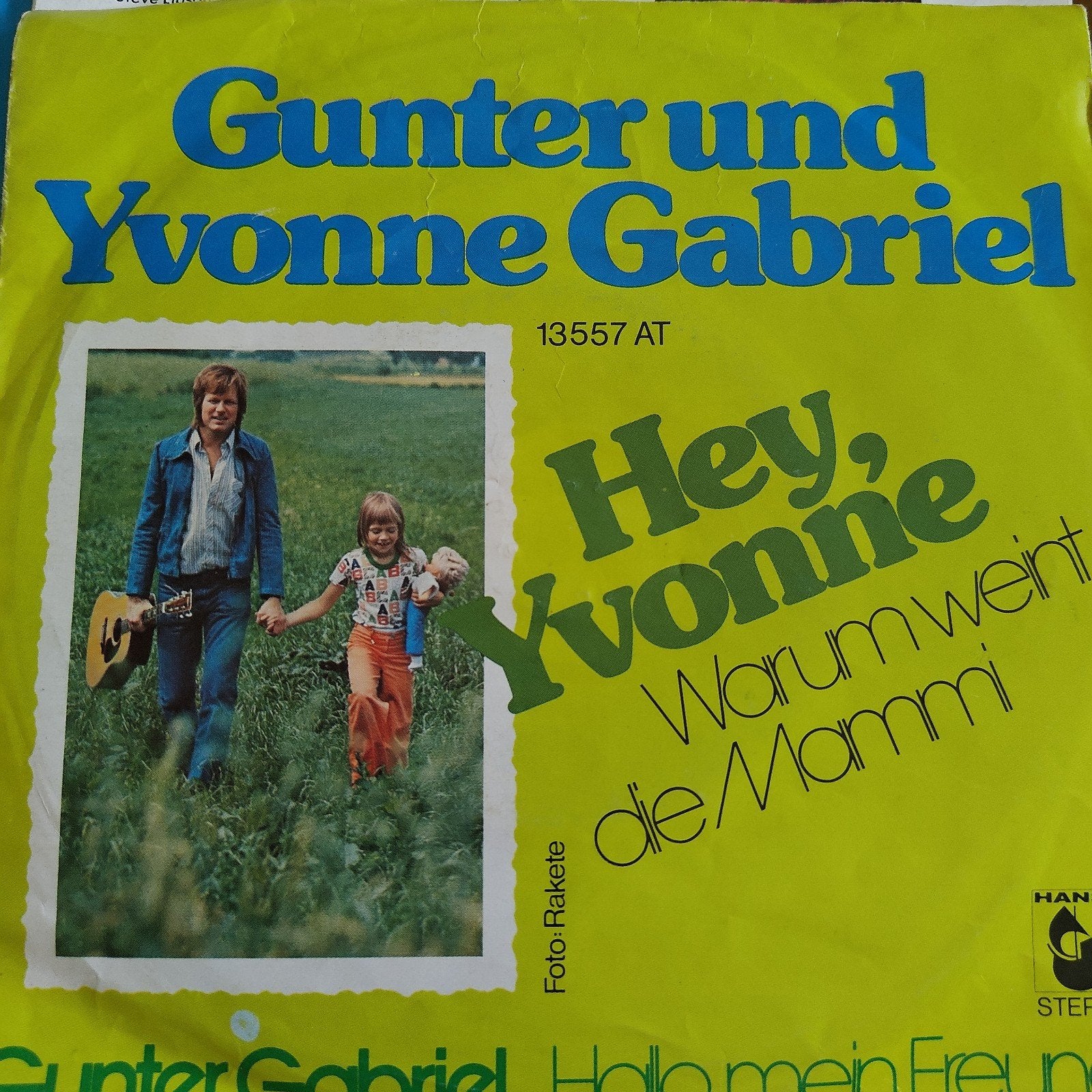 Gunter und Yvonne Gabriel - Hey, Yvonne (Single), Ophalen of Verzenden, Gebruikt, Overige genres