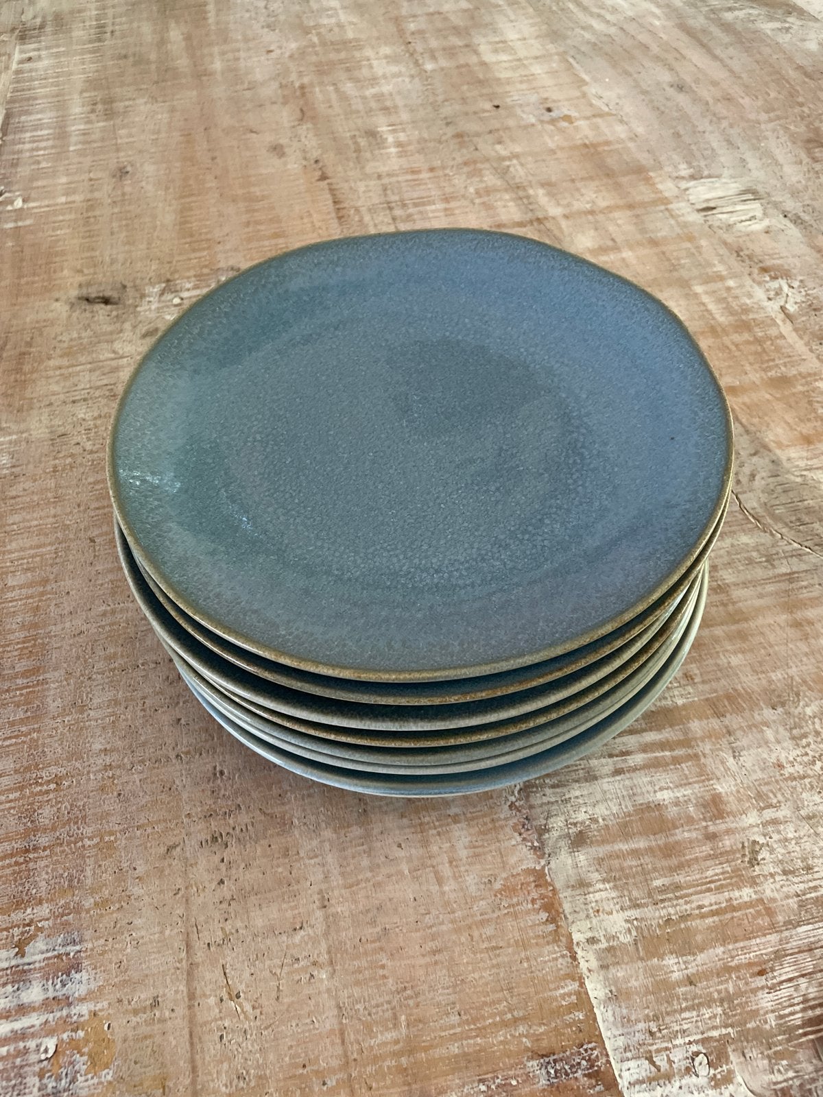6 Hema keramiek borden medium 23 cm, Ophalen, Hema, Gebruikt, Keramiek