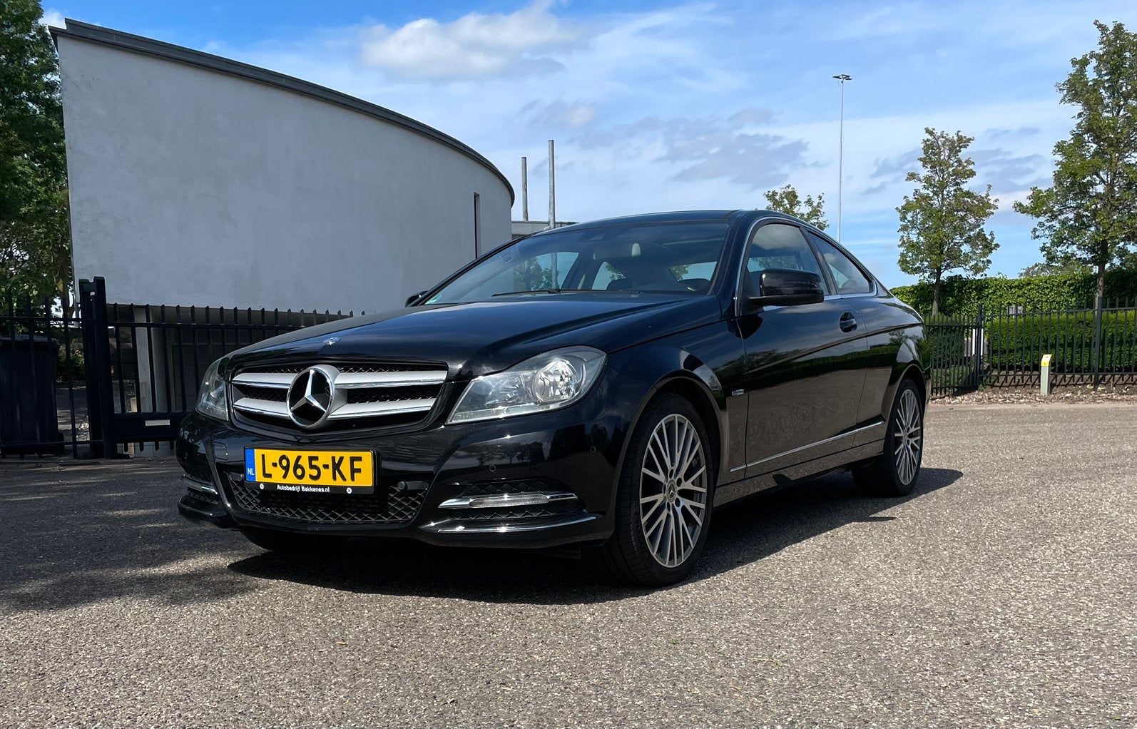 Mercedes-Benz C-Klasse 1.8 C180 CGI Sportcoupe AUT 2011, Auto's, Mercedes-Benz, Automaat, Zwart, 4 cilinders, 4 stoelen